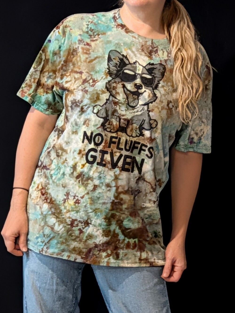 New Custom Reverse Tiedye Unisex NO FLUFFS GIVEN T shirt